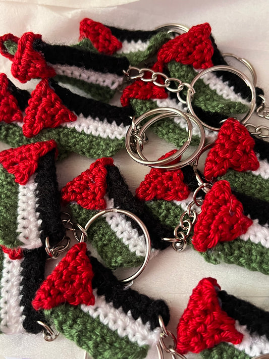 Porte-clé drapeau palestinien