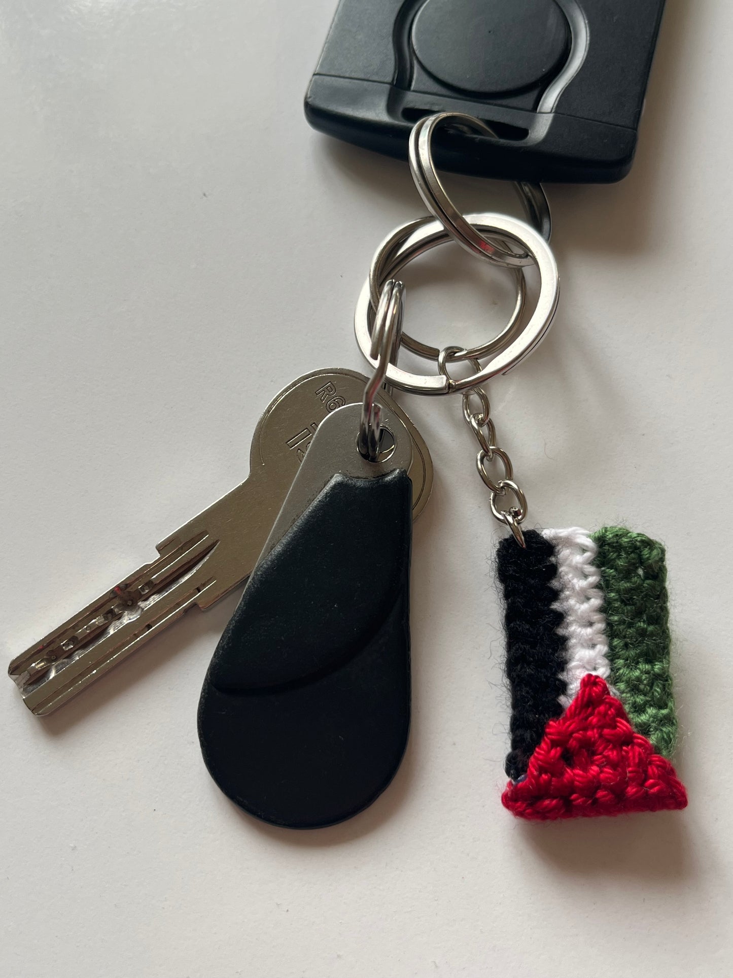 Porte-clé drapeau palestinien